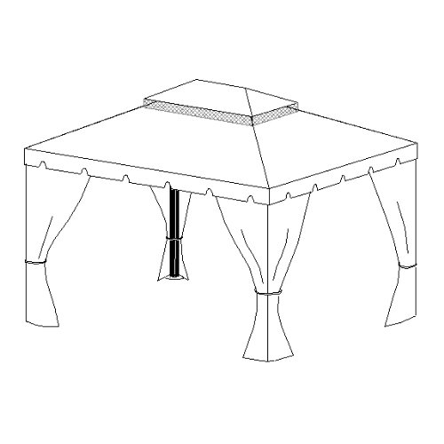10-x-12-Scalloped-Two-Tiered-Gazebo-Replacement-Canopy-0-0