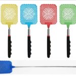 12-Pack-VAS-Who-Let-The-Bugs-Out-Cushioned-Grip-Extendable-Fly-Swatter-3-Each-Color-0-1