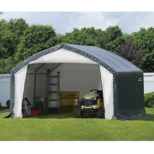 12x15x9-Accela-Frame-HD-Shelter-Gray-Cover-0-0