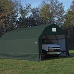 12x28x11-Barn-Shelter-Green-Cover-0-0