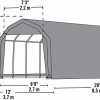 12x28x11-Barn-Shelter-Green-Cover-0-1