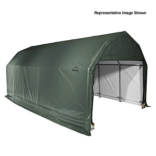 12x28x11-Barn-Shelter-Green-Cover-0