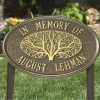 2-Line-Personalized-Great-Oak-Tree-Memorial-Lawn-Plaque-0