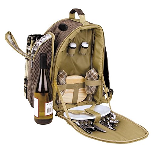 2-Person-Picnic-Backpackwith-insulated-cooler-storage-compartments-Accessories-and-blanket-included-0-1