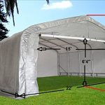 20×22-Carport-GreyWhite-Waterproof-Storage-Canopy-Shed-Car-Truck-Boat-Garage-By-DELTA-Canopies-0-0