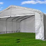 20×22-Carport-GreyWhite-Waterproof-Storage-Canopy-Shed-Car-Truck-Boat-Garage-By-DELTA-Canopies-0-1