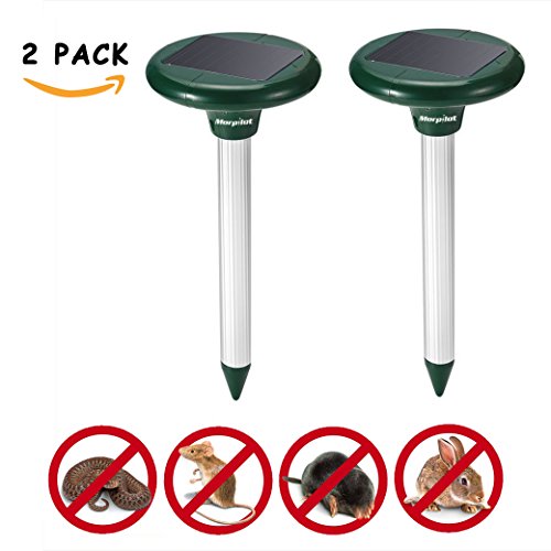 2Pcs-Morpilot-Advanced-Electronic-Waterproof-Ultrasonic-Solar-Energy-Outdoor-Animal-and-Rodent-Sonic-Pest-Repeller-Used-in-Lawn-Garden-for-Mouse-Mice-Mole-Snakes-Gopher-Repellent-0