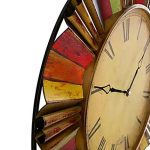 30-Artistic-Vintage-Style-Multi-Color-Metal-and-Wooden-Clock-Wall-Hanging-Decor-Home-Accent-Rustic-Art-Plaque-Antiqued-Finish-Design-Decoration-0-1