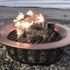 40-Solid-100-Copper-Fire-Pit-Bowl-Wood-Burning-Patio-Frontgate-Deck-Grill-0-0