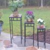 4D-Concepts-3-Piece-Slate-Square-Plant-Stands-with-Slate-Tops-Metal-Slate-0-0