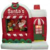 5-Foot-Christmas-Inflatable-Santa-Claus-Workshop-Yard-Decoration-0