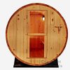 6-Ft-Canadian-Outdoor-RED-CEDAR-Barrel-Sauna-WET-DRY-SPA-4-Person-Size-0-1