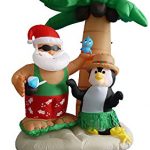 7-Foot-Inflatable-Santa-Claus-Penguin-on-an-Island-w-Palm-Tree-0-0