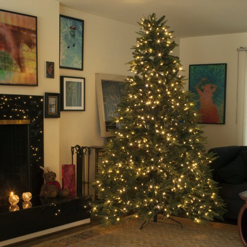 75-Tree-with-500-Multicolor-LEDs-and-6-Functions-Mixed-Pine-and-PVC-with-Cones-Total-1202-Tips-0-0