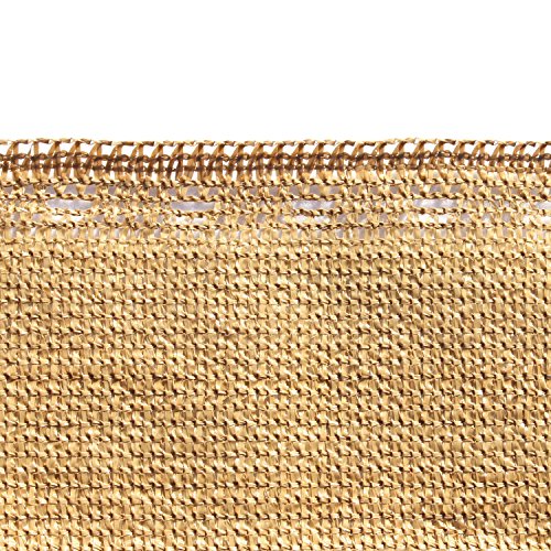 ALEKO-6-x-150-Feet-Beige-Fence-Privacy-Screen-Windscreen-Shade-Cover-Mesh-Fabric-Roll-with-Lock-Holes-0-0