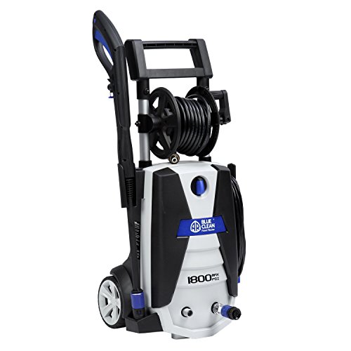 AR-Blue-Clean-1800-psi-Electric-Pressure-Washer-with-Spray-Gun-2-Different-Nozzle-Wands-and-20-Hose-0