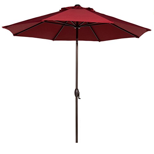 Abba-Patio-9-Feet-Patio-Umbrella-Market-Outdoor-Table-Umbrella-with-Auto-Tilt-and-Crank-8-Ribs-Red-0