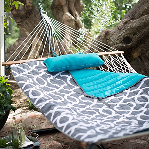Algoma-11-ft-Cotton-Rope-Hammock-with-Metal-Stand-Deluxe-Set-0