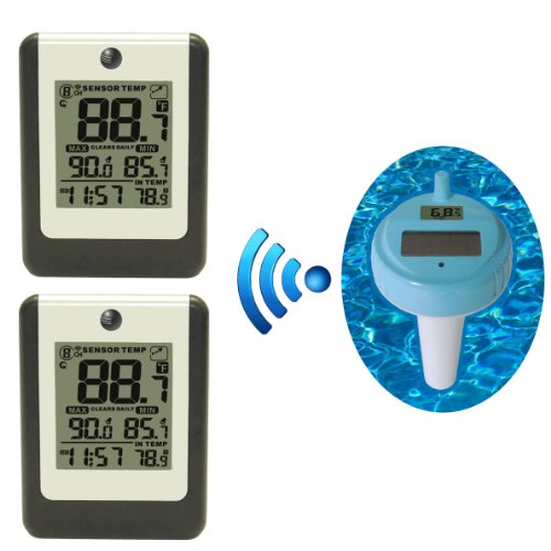 Ambient-Weather-WS-14-2-Dual-Zone-Wireless-8-Channel-Floating-Pool-and-Spa-Thermometer-0