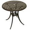 American-Trading-Company-Weave-Design-Powder-Coated-Solid-Cast-Aluminum-IndoorOutdoor-Table-0