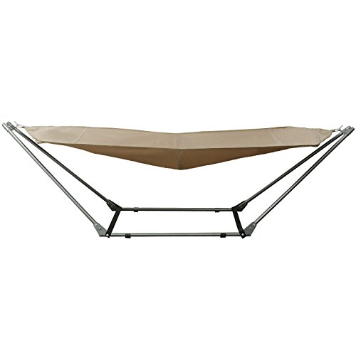 Ancheer-Portable-Outdoor-Canvas-Hammock-with-Stand-and-Carrying-Bag-with-Shoulder-Strap-0-0