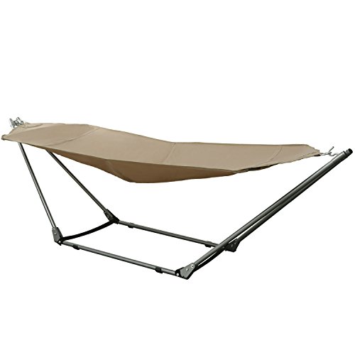 Ancheer-Portable-Outdoor-Canvas-Hammock-with-Stand-and-Carrying-Bag-with-Shoulder-Strap-0
