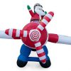 Animated-8-Foot-Wide-Christmas-Inflatable-Santa-Claus-Flying-Airplane-Blow-Up-Yard-Decoration-0-0