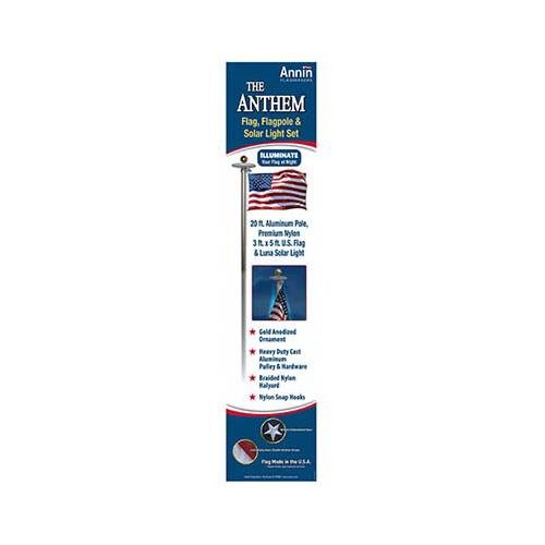 Annin-Flagmakers-742371-Anthem-US-Flag-Pole-Kit-20-Ft-0-0