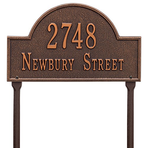 Arch-Marker-Lawn-Address-Plaque-2-Lines-0