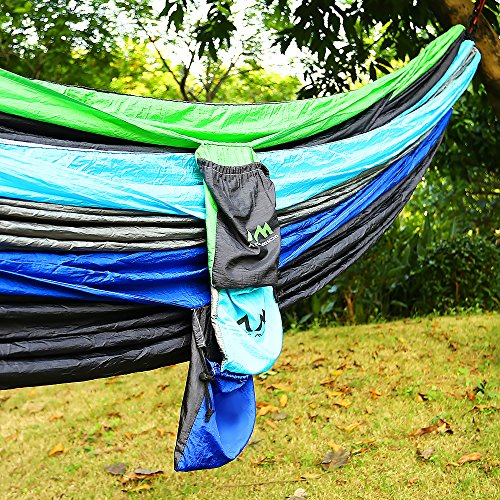 Arctic-Monsoon-Double-Hammock-210T-Parachute-Portable-Nylon-Fabric-2-Person-Camping-Hammock-with-Oxford-Tree-straps-0-0