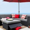 Baner-Garden-K35-4-Pieces-Outdoor-Furniture-Complete-Patio-Wicker-Rattan-Garden-Corner-Sofa-Couch-Set-Full-Black-0