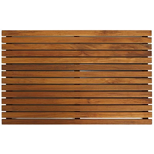 Bare-Decor-Zen-Spa-Shower-or-Door-Mat-in-Solid-Teak-Wood-and-Oiled-Finish-315-by-195-Inch-0