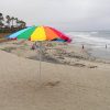 Beach-Umbrella-Rainbow-Includes-Carry-Bag-8-Foot-Rainbow-Color-with-Sand-Anchor-Auger-0-0