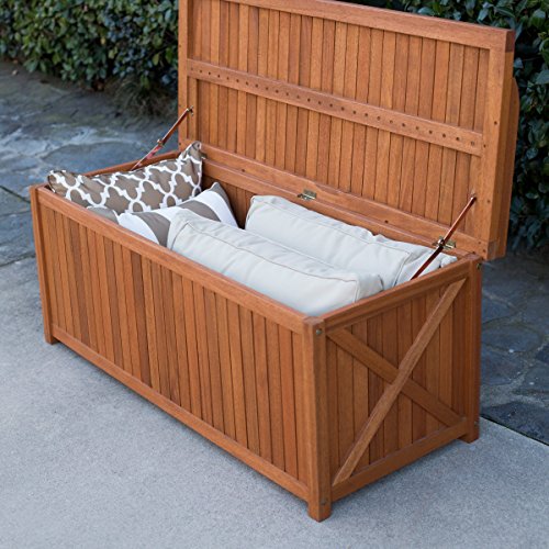 Belham-Living-Brighton-48-in-Outdoor-Storage-Deck-Box-with-Cushion-Natural-Durable-and-Comfortable-100-Polyester-Khaki-Cushion-0-0