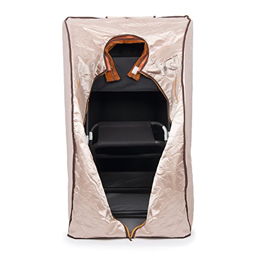 Bellavie-Portable-Therapeutic-Infrared-Sauna-Spa-XL-FIR-Full-Body-Portable-w-Chair-BlackPink-0-0