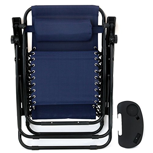 Belleze-2-Pack-Zero-Gravity-Chairs-Patio-Lounge-Cup-HolderUtility-Tray-Blue-0-1