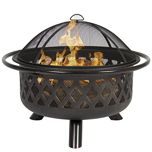 Best-Choice-Products-Bronze-Fire-Bowl-Fire-Pit-Patio-Backyard-Outdoor-Garden-Stove-Firepit-36-0
