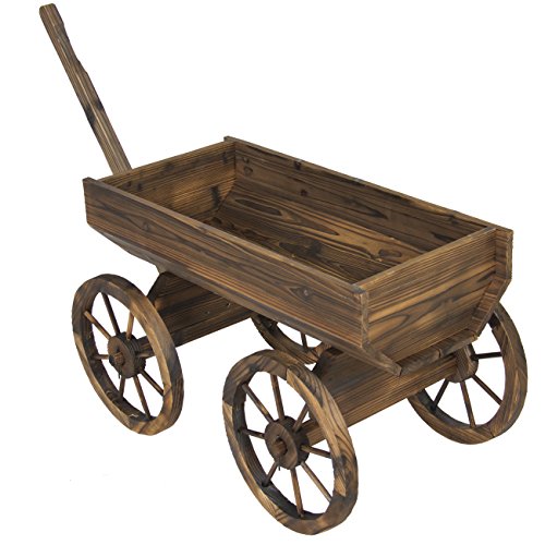 Best-Choice-Products-Patio-Garden-Wooden-Wagon-Backyard-Grow-Flowers-Planter-w-Wheels-Home-Outdoor-0-1