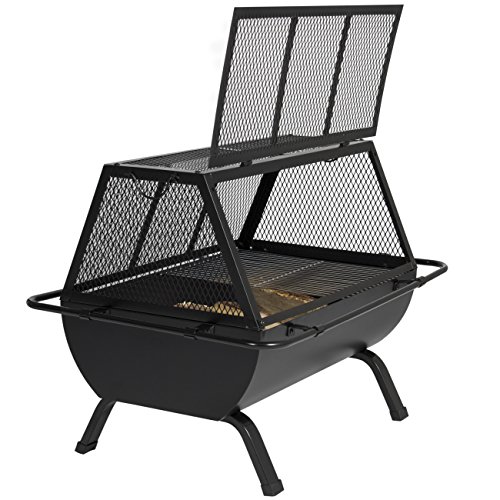 Best-Choice-Products-Steel-Grill-BBQ-Fire-Pit-Outdoor-Cooking-Patio-Yard-Campfire-0-0