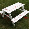 Bigger-Kids-Picnic-Table-Solid-Wood-White-36-X-35-Inches-Indoor-or-Outdoor-0-1