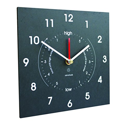Bosmere-W420-Eco-Time-and-Tide-IndoorOutdoor-Recycled-Clock-Black-0