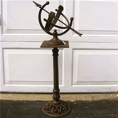 Bowstring-Sundial-Wseperate-Pedestal-Base-Iron-0