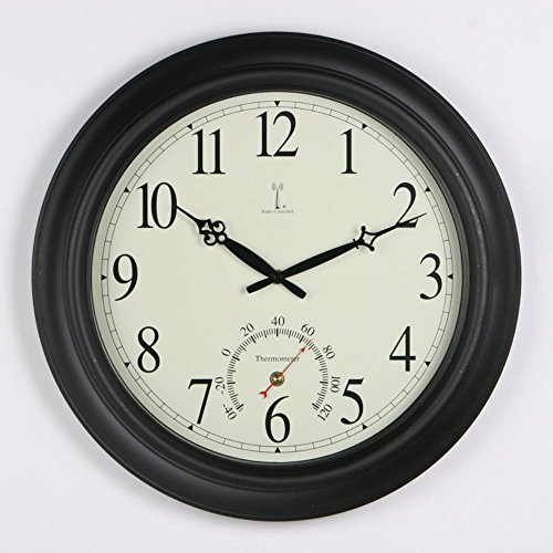 Chaney-Balmoral-Atomix-Black-18-in-Wall-Clock-0