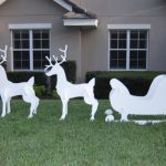Christmas-Outdoor-Santa-Sleigh-and-2-Reindeer-Set-0-0