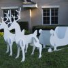 Christmas-Outdoor-Santa-Sleigh-and-2-Reindeer-Set-0