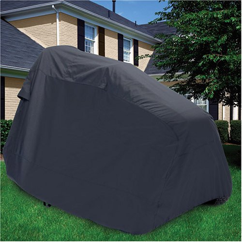 Classic-Accessories-73967-Deluxe-Riding-Lawn-Mower-Cover-Black-Up-to-54-Decks-0-0