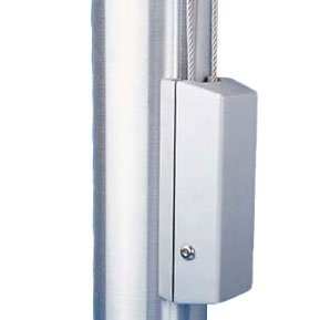 Cleat-Cover-For-4-To-12-Inch-Diameter-Poles-Cyl-Lock-Silver-0
