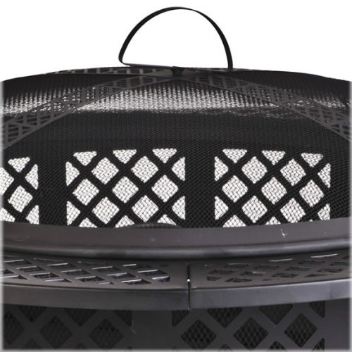 CobraCo-Diamond-Mesh-Fire-Pit-with-Screen-and-Cover-FB8008-0-1
