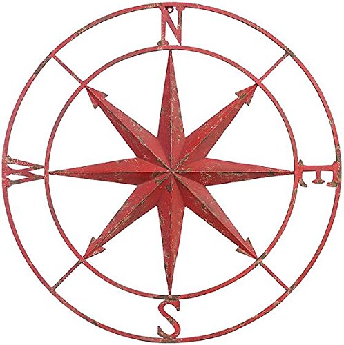 Compass-Rose-Metal-Wall-Plaque-0