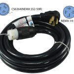 Conntek-1450SS2-15-15-Foot-Temporary-Power-Cord-50-Amp-125250-Volt-NEMA-14-50P-Generator-Plug-to-CS6364-Locking-Connector-0-0
